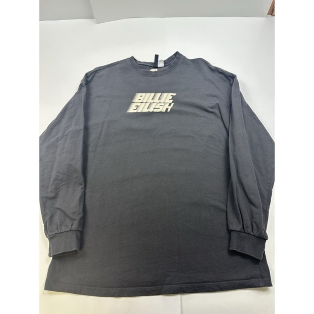 Billie Eilish -Divided By H & M - Dark‎ Gray Small Long Sleeve Shirt